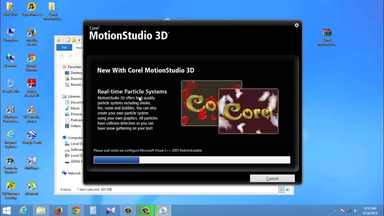 corel motion studio 3d free templates